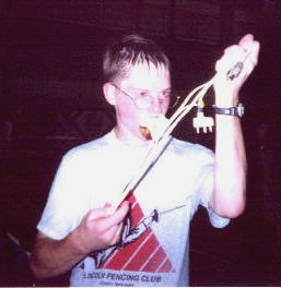 Colin eats an apple