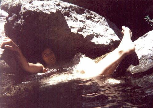 Daniela hadn't yet realized what the fish were up to!