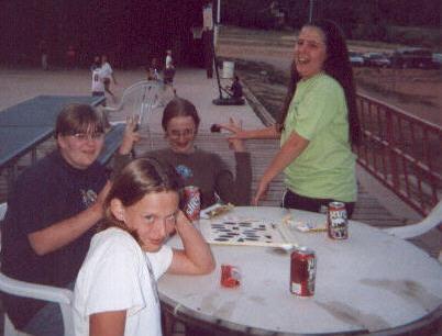 They're all mugging!