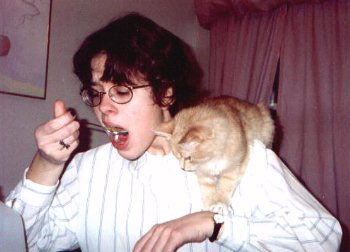 He joins Elizabeth and Wanda for breakfast