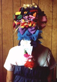 Elizabeth got creative with Sallie's hair