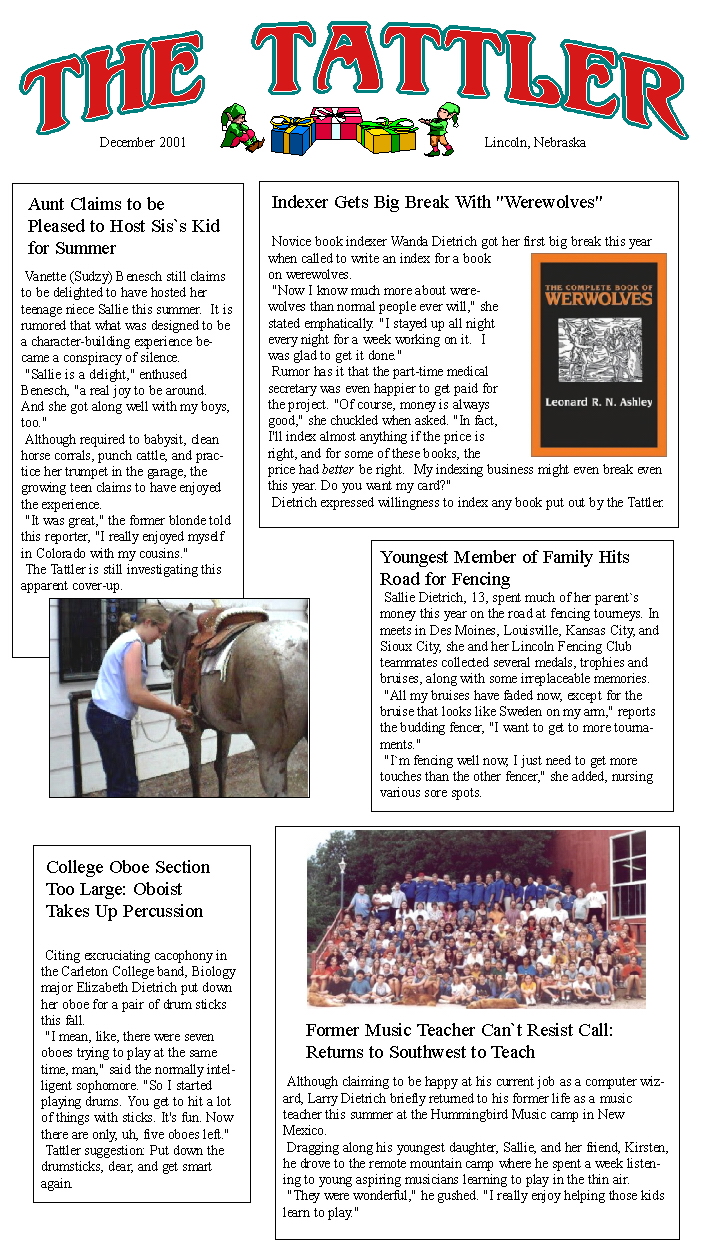 The Tattler 2001