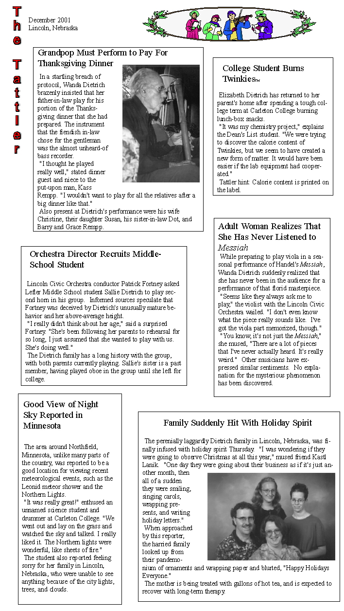 The Tattler 2001, Page 2