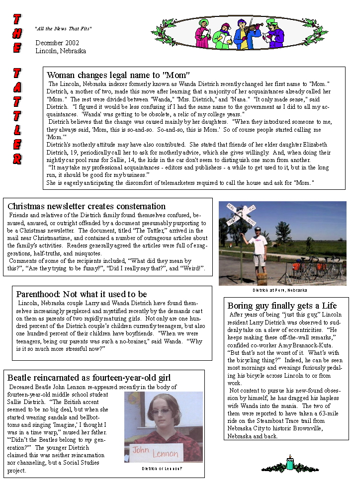 The Tattler, p. 1