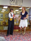Presenting the letter